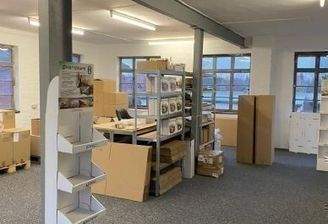 Blick in die Bürofläche 