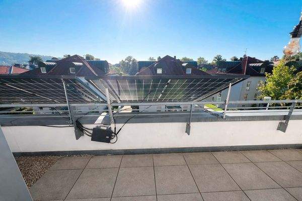 inklusive Balkonkraftwerk zur Stromerzeugung