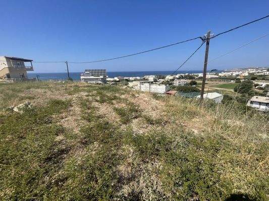 Kreta, Sfakaki: Grundstück mit herrlichem Meerblick zu verkaufen