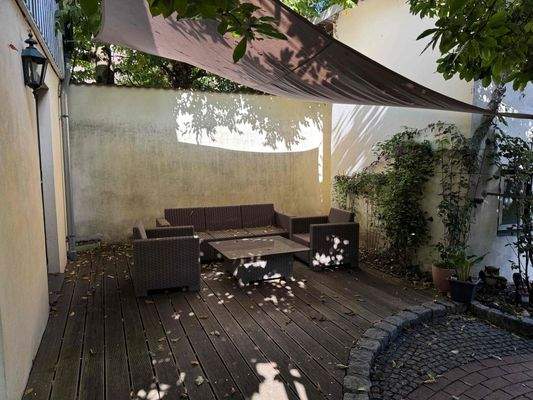 Die gemütliche Terrasse