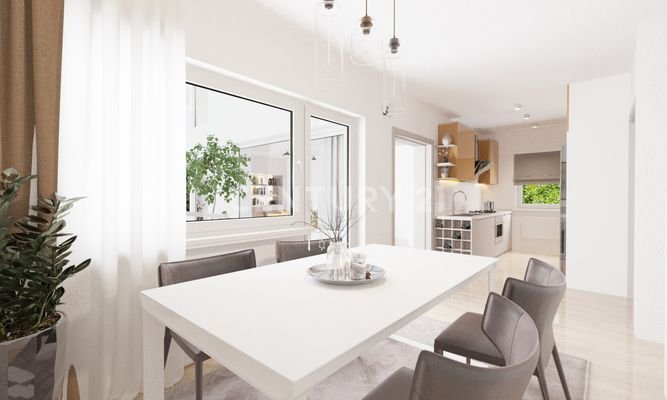 Esszimmer visualisiert