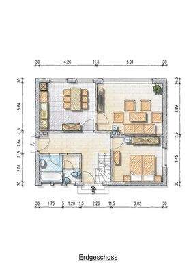 Erdgeschoss Grundriss