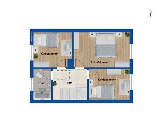 Grundriss Obergeschoss