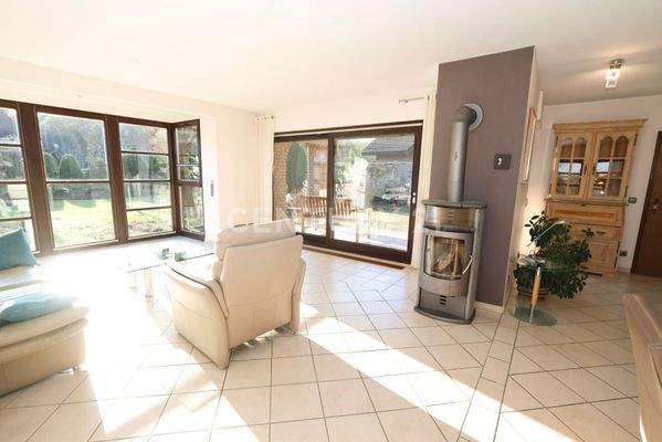 EG Wohnzimmer mit Kamin