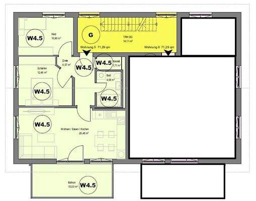 Wohnung 05 Dachgeschoss