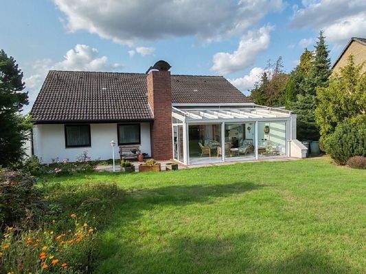 rückwärtige Hausansicht