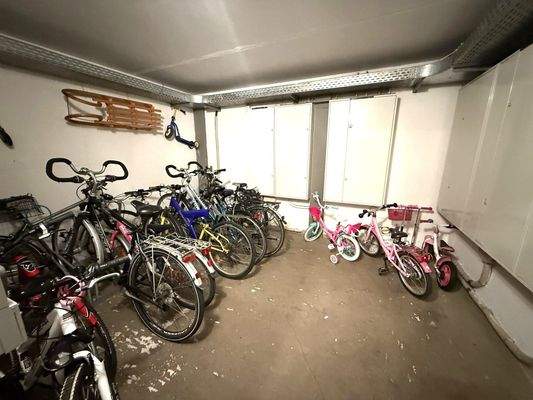 praktischer Fahrradkeller