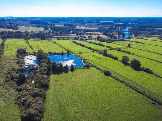 Lage am Rand von Papendorf