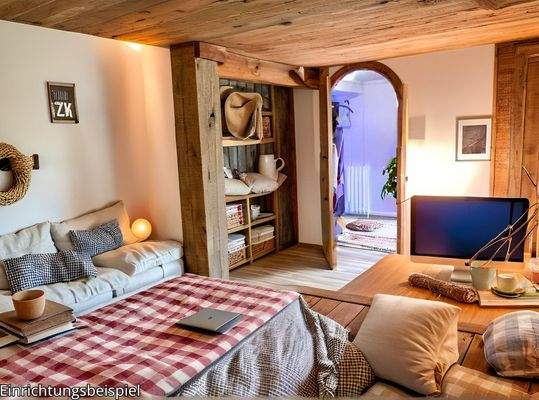 Das große Gästezimmer im UG bietet vielerlei Nutzungsmöglichkeiten - digital bearbeitet