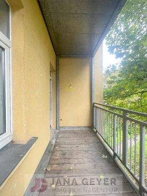 Balkon, Zugang von Küche