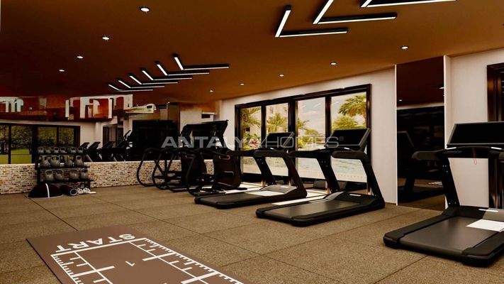 Flats with Rich On-Site Amenities in Alanya Center