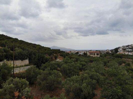 Kreta, Almyrida: Neubau-Projekt! Moderne Villa mit Meer- und Bergblick zu verkaufen