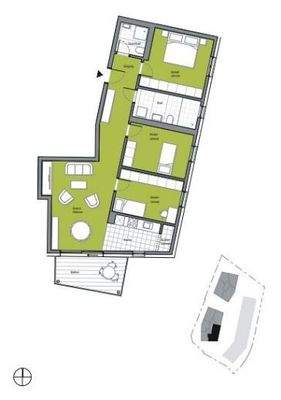 Grundriss Wohnung A6