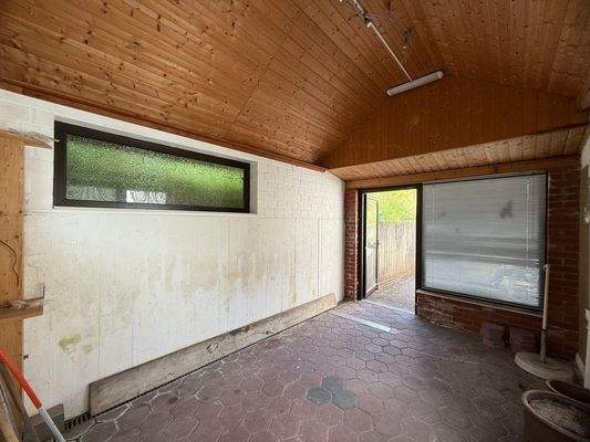 Überdachter Terrassenbereich