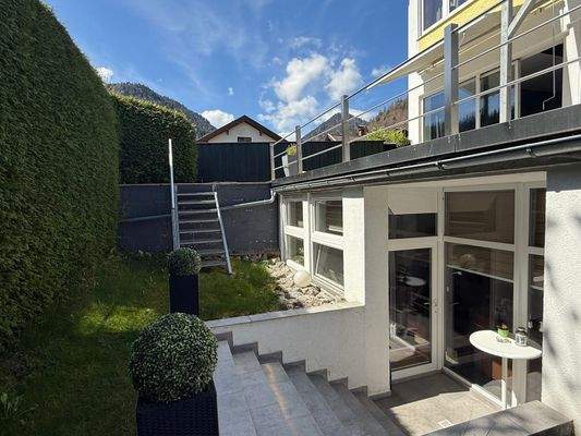 Uneinsehbarer Zugang zum Wellness-Bereich