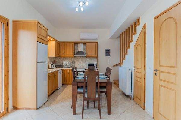 Kreta, Gavalochori: Zwei Villen und ein Studio mit einzigartigem Panoramablick auf das Meer zu verkaufen