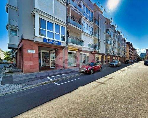 Außenansicht Schaufensterfront