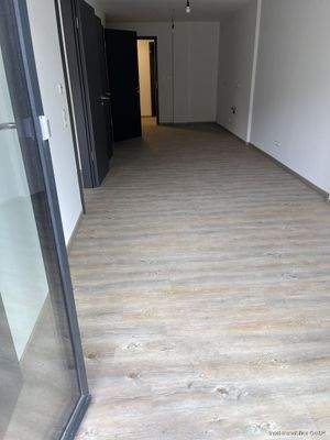 Wohnen:Küche aus Terrassensicht