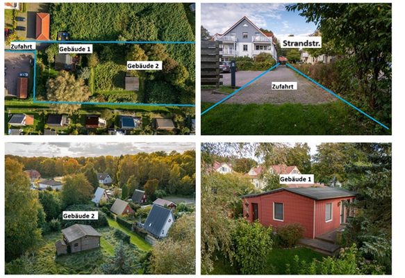 Aufteilung Grundstück