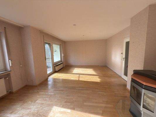 Wohn-/Essbereich mit Pelletofen