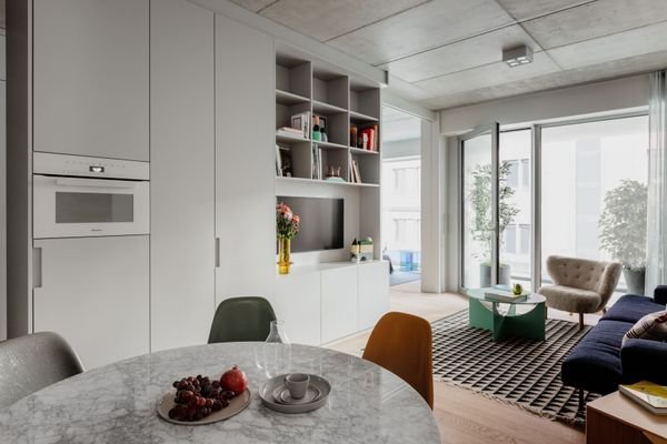 AT_Musterwohnung Suites_Esszimmer und Wohnzimmer_1
