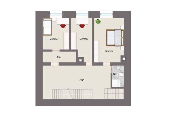 Grundriss Obergeschoss