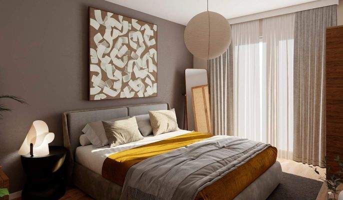 Im Schlafzimmer erwarten Sie erholsame Nächte