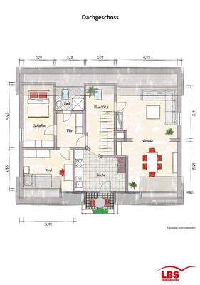 Grundriss Dachgeschoss