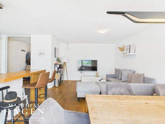 Wohnbereich und Küche