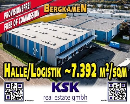Halle Logistik ~7.392 m², sqm