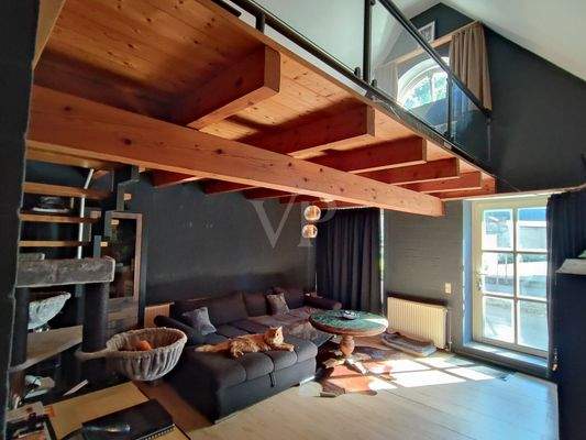 Wohnzimmer EG Hinterhaus mit Empore