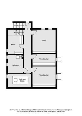 Grundriss Kellergeschoss
