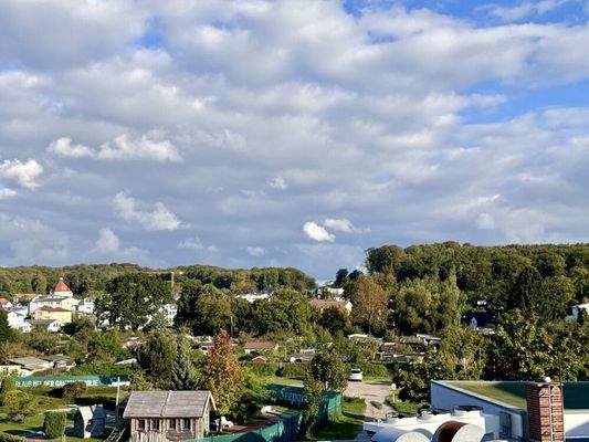 Blick vom Balkon