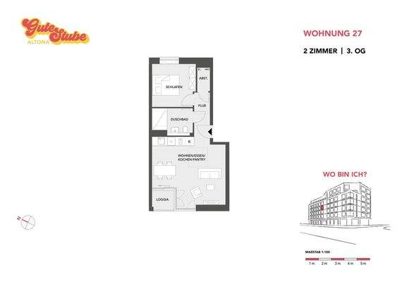 Grundriss Wohnung 27