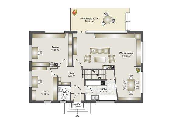 Grundriss Erdgeschoss