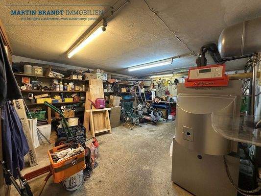 Werkstatt und Heizungskeller