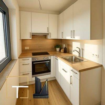 Moderne Küchenzeile