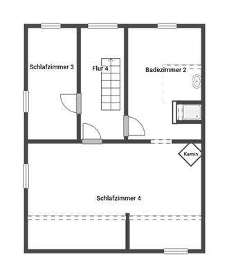 Grundriss Skizze 2. OG