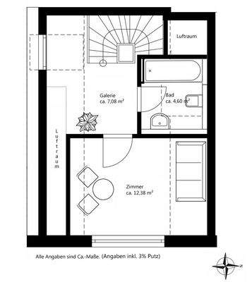 Grundriss Galeriegeschoss