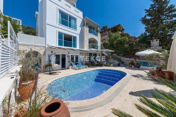 Spacious and Modern Villa with Panoramic Sea View in Kalkan Antalya