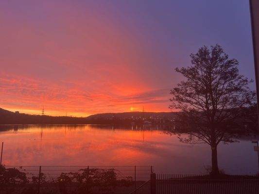 Ausblick Sonnenuntergang