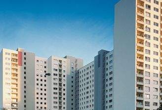 Hausansicht Wohnanlage Pfannmüllerweg 40-46