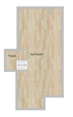 Grundriss Dachboden