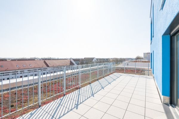 Sonnige Dachterrasse