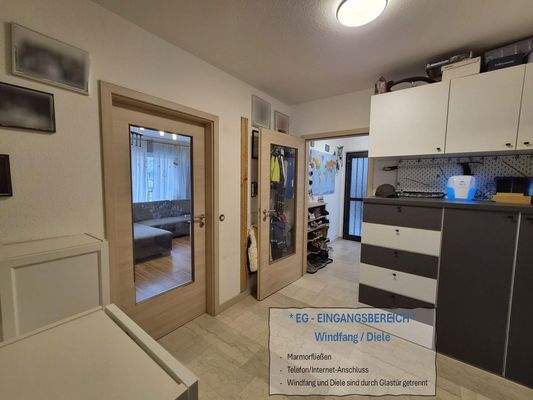 Eingangsbereich Windfang