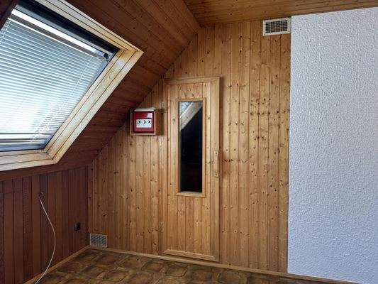 Sauna Dachgeschoss