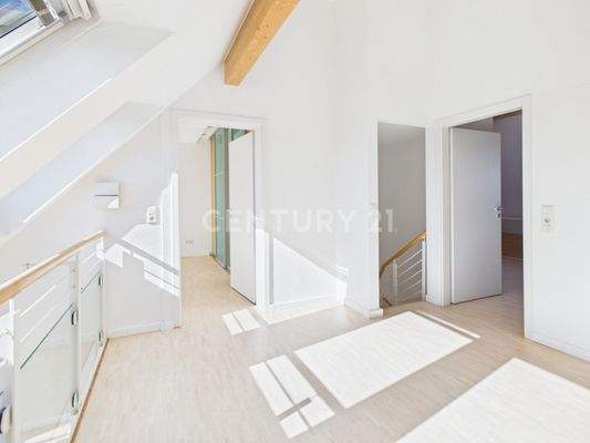 Raumaufteilung auf der oberen Ebene