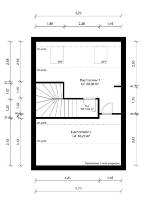 Grundriss - Dachgeschoss