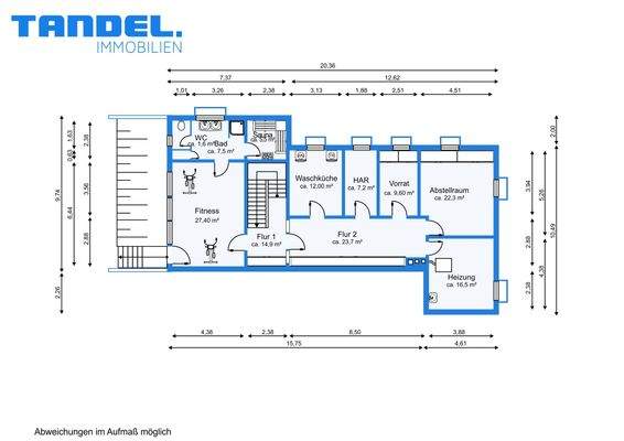 Grundriss Kellergeschoss