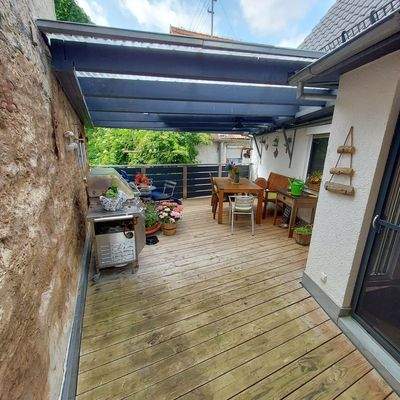 die gemütliche Terrasse